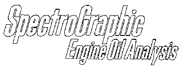 SPECTROGRAPHIC ENGINE OIL ANALYSIS