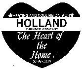 HEATING AND COOLING DIVISION HOLLAND FURNACE COMPANY THE HEART OF THE HOME