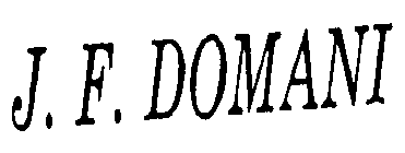 J. F. DOMANI