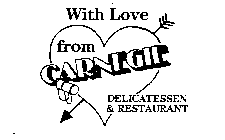 WITH LOVE FROM CARNEGIE DELICATESSEN & RESTAURANT