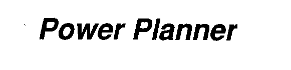 POWER PLANNER