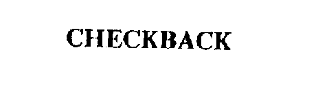 CHECKBACK