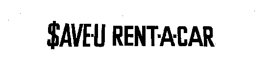 $AVE-U RENT-A-CAR