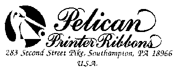 PELICAN PRINTER RIBBONS