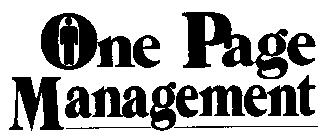 ONE PAGE MANAGEMENT