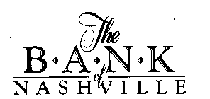 THE B-A-N-K OF NASHVILLE