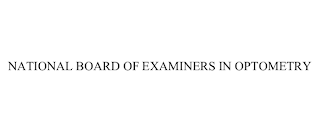 NATIONAL BOARD OF EXAMINERS IN OPTOMETRY