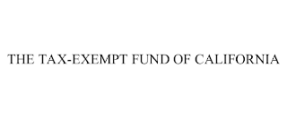 THE TAX-EXEMPT FUND OF CALIFORNIA