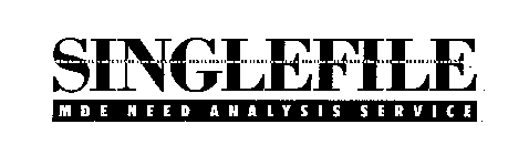 SINGLEFILE MDE NEED ANALYSIS SERVICE