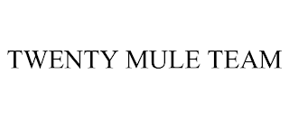 TWENTY MULE TEAM