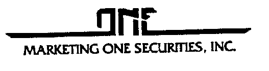 ONE MARKETING ONE SECURITIES, INC.