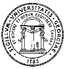 SIQILLVM. VNIVERSITATIS GEORGIAE 1785 ET DOCERE ET RERVM EXQVIRERE CAVSAS CONSTITUTION