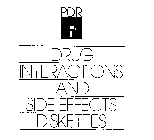 PDR DRUG INTERACTIONS AND SIDE EFFECTS DISKETTES