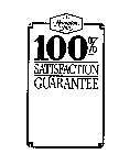 HAMPTON INN 100% SATISFACTION GUARANTEE