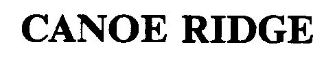 CANOE RIDGE