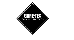 GORE-TEX GUARANTEED TO KEEP YOU DRY