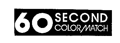 60 SECOND COLOR MATCH