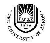 THE UNIVERSITY OF AKRON FIAT LUX 1870