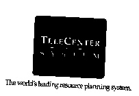 TELECENTER SYSTEM THE WORLD'S LEADING RESOURCE PLANNING SYSTEM.