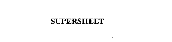 SUPERSHEET