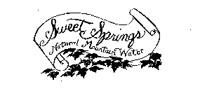 SWEET SPRINGS NATURAL MOUNTAIN WATER