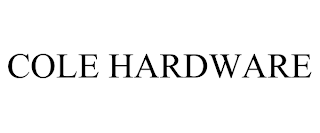 COLE HARDWARE