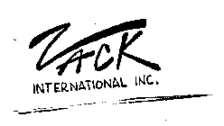 ZACK INTERNATIONAL INC.