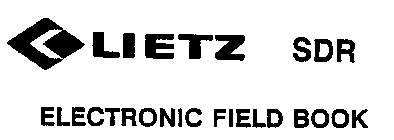 CLIETZ SDR ELECTRONIC FIELD BOOK