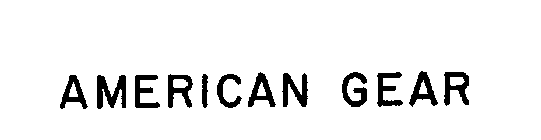 AMERICAN GEAR
