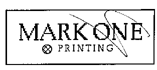 MARK ONE PRINTING