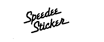 SPEEDEE STICKER