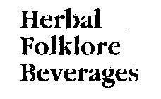 HERBAL FOLKLORE BEVERAGES