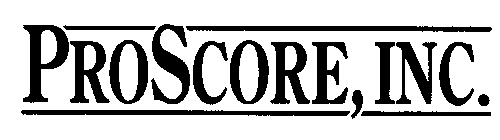 PROSCORE, INC.