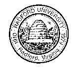 RADFORD UNIVERSITY 1910-1979 RADFORD, VI