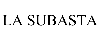 LA SUBASTA