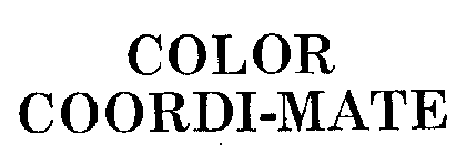 COLOR COORDI-MATE