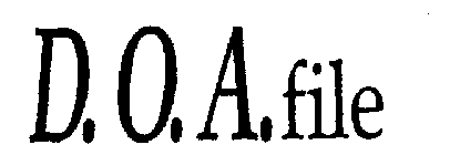 D.O.A. FILE