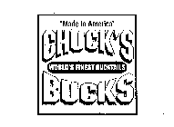 CHUCK'S BUCKS WORLD'S FINEST BUCKTAILS 