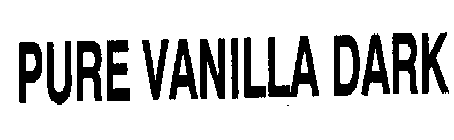 PURE VANILLA DARK