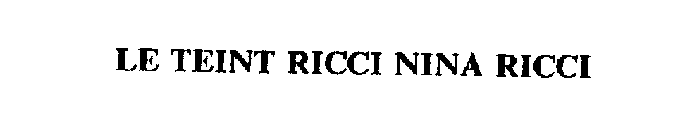 LE TEINT RICCI NINA RICCI