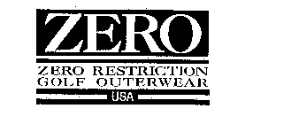 ZERO ZERO RESTRICTION GOLF OUTERWEAR USA