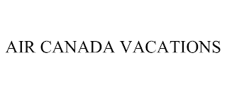 AIR CANADA VACATIONS