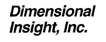 DIMENSIONAL INSIGHT, INC.