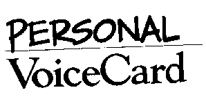 PERSONAL VOICECARD