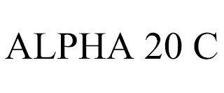 ALPHA 20 C