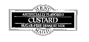 MENU MAGIC ARTIFICIALLY FLAVORED CUSTARD SUGAR-FREE DESSERT MIX