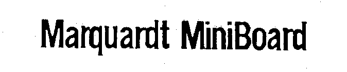 MARQUARDT MINIBOARD