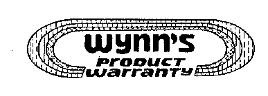 WYNN'S PRODUCT WARRANTY