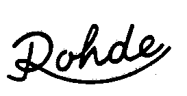 ROHDE