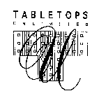 TABLETOPS UNLIMITED TU